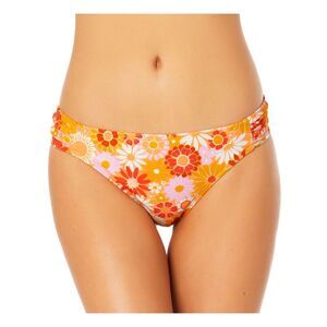 CALIFORNIA SUNSHINE Women's Color Bikini Tab Hipster Swimsuit Bottom M